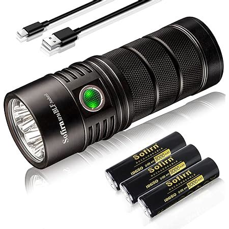 Sofirn Sp Pro Led Wiederaufladbare Taschenlampe Lumen Superhell