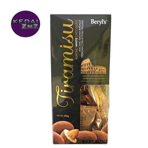 Chocolate Beryls Tiramisu Almond White Chocolate Box 200g Coklat Lazada