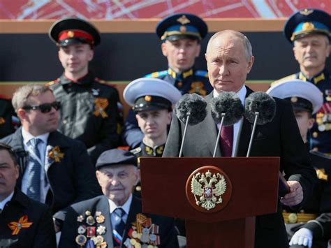 Putin Marks Victory Day Assails West For Unleashing Real War Against