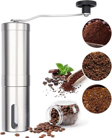 Shuye Moulin Caf Manuel Coffee Grinder En Acier Inoxydable Moudre