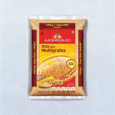 Aashirvaad Atta With Multigrains High Fibre Zero Maida Buy Online At