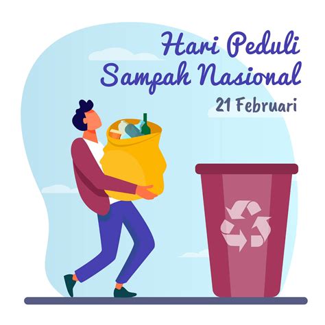 HARI PEDULI SAMPAH NASIONAL Kumpulan Gambar Desain Template Hari