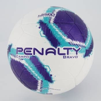 Bola Penalty Bravo XXI Campo Branca E Azul FutFanatics