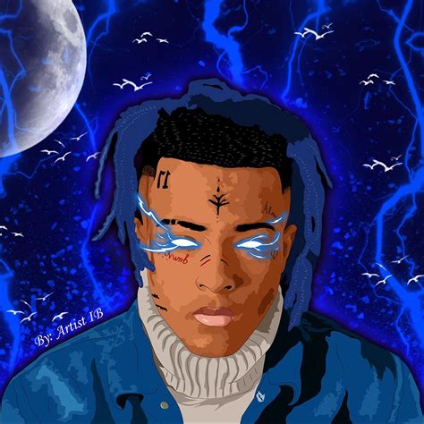 I Hope You Like The Xxxtentacion Digital Art That I Made Rip X 😞 Xxxtentacion