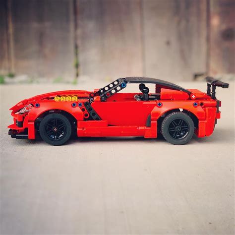 Lego Moc Chevrolet Corvette Zr1 42093 Mod Little Red Corvette By