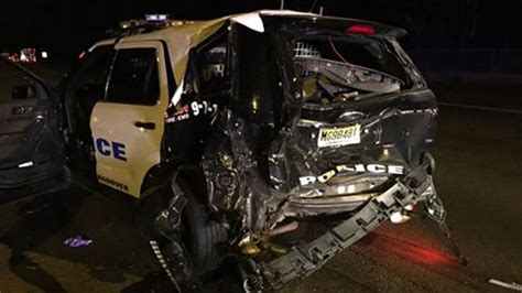 Alleged Drunk Driver Smashes Into Patrol Car Police Nbc10 Philadelphia