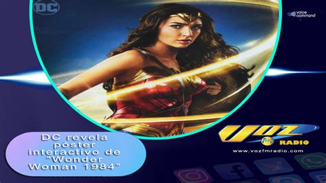 DC revela póster interactivo de Wonder Woman 1984 elliotsaenz