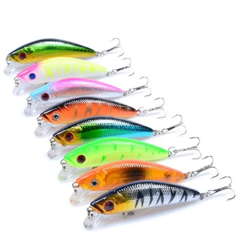 Unids Pesca De Pl Stico Duro Minnow Se Uelos Cm G Cebo