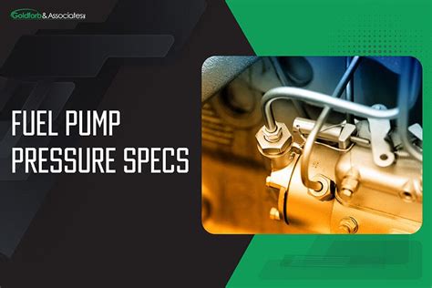 Fuel Pump Pressure Specs: Optimize Your Engine