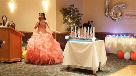 Alyssas Sweet 16 Candle Ceremony Youtube