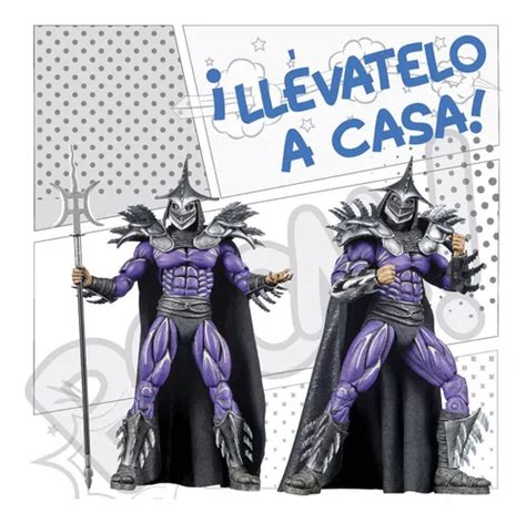 Neca Super Shredder Destructor Tortugas Ninja Tmnt Figura En Venta En