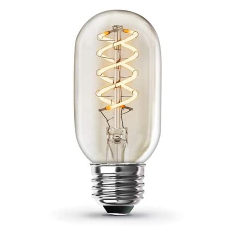 Feit Electric 40 Watt Equivalent T14 Dimmable Spiral Filament Clear