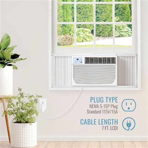 Keystone 350 Sq Ft Window Air Conditioner With Heater With Remote 115 Volt 8000 Btu Ksthw08a