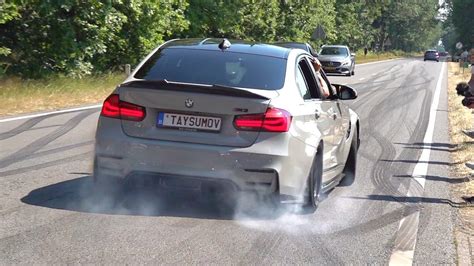 BMW M Cars Leaving Bimmerfest 2023 MHX650 MH4 GTR NEW M2 XM M3 F81