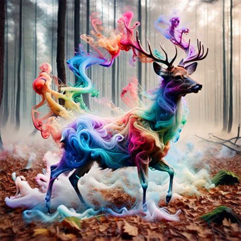 The spirit of a Deer by AmeliaTheColorful on DeviantArt