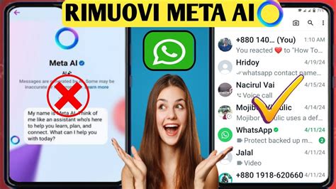 Come Rimuovere Meta Al Su Whatsapp Come Eliminare L