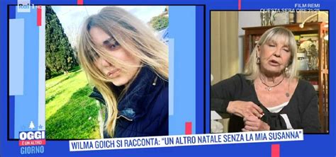 SUSANNA VIANELLO È MORTA E MALATTIA FIGLIA WILMA GOICH Amava il