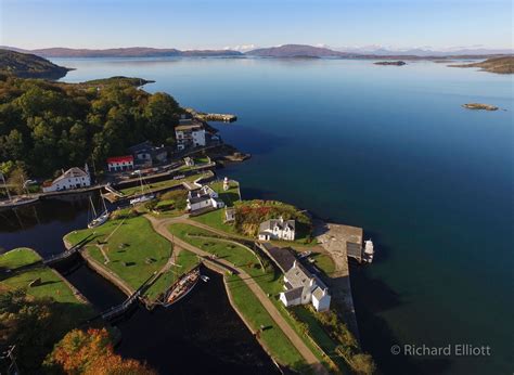 Crinan & Locks 14 & 15 of the Crinan Canal, October 2015 - Richard ...