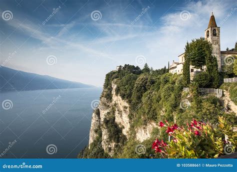 Village of Tremosine stock image. Image of view, touristic - 103588661