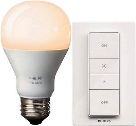 Philips Hue White LED Lamps 9W E27 Wireless Control Pris