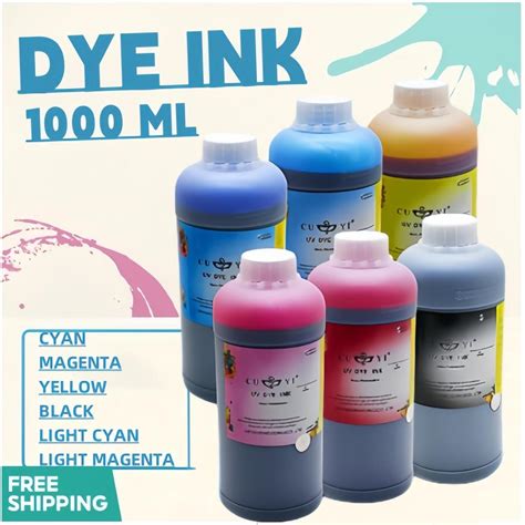 Cuyi Refillable Dye Ink For Inkjet Printer Ml Shopee Philippines