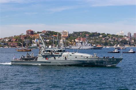 Barco Patrulha Da Armidale Classe De Hmas Broome Acpb Da Marinha