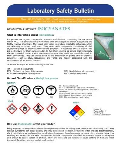 ISOCYANATES What is interesting about Isocyanates?