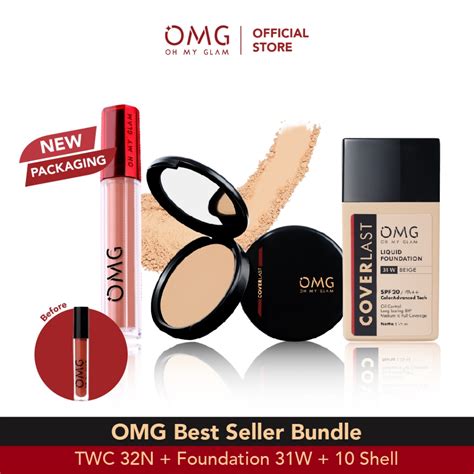 Jual OMG BEST SELLER BUNDLE Perfect Nude Look Foundation Bedak