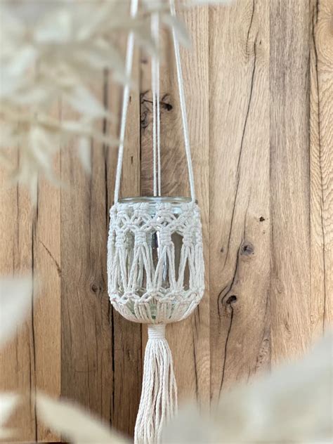 Makramee Hängewindlicht Laterne Geschenk Sommer Etsy de Macrame CBF