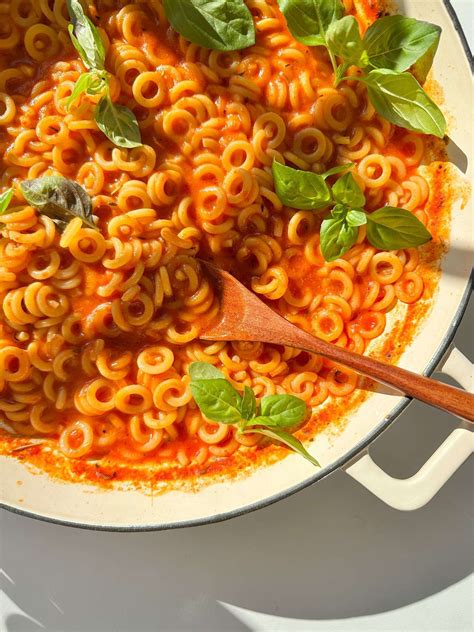 Easy Cheesy Homemade Spaghettios The Modern Nonna