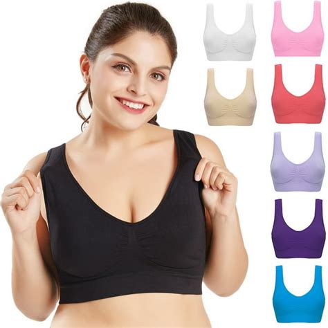 Plus Size Bras For Women Seamless Bra With Pads Big Size Bralette Push