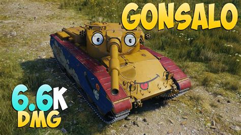 Gonsalo 4 Kills 66k Dmg Angelic World Of Tanks Youtube