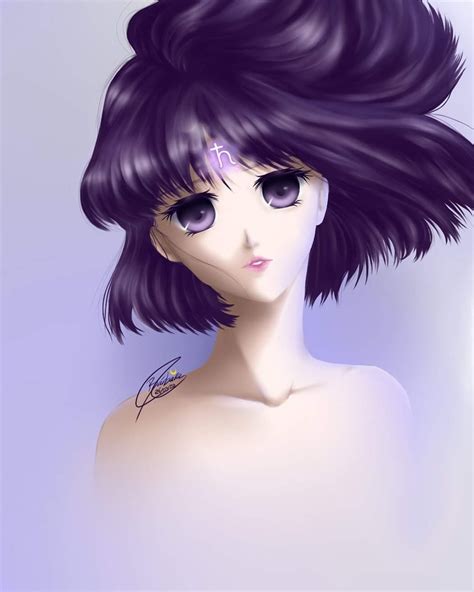 Digital Sailor Saturn Fan Art (Sailor Moon) by Eikonan on DeviantArt