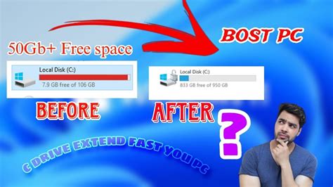 How To Free Up Disk Space Windows 10 8 Or 7 🖥️ More Than 50gb Youtube