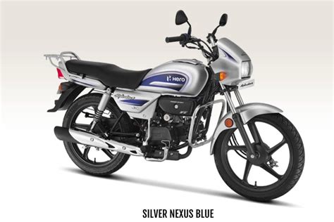 BREAKING: Hero Splendor Plus With Silver Nexus Blue Colour Launched ...