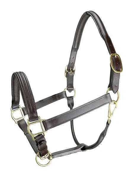 Triple Stitched Leather Halter Legacy Riders