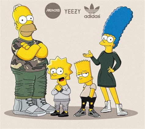 The Simpsons Illustrated As Sneakerheads By Olga Wójcik