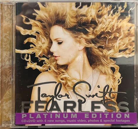 Taylor Swift Fearless Platinum Edition Cd Dvd With Extra 6 Songs