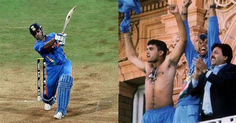 MS Dhoni's World Cup Winning Six, Sourav Ganguly's Shirt Wave At Lord's ...