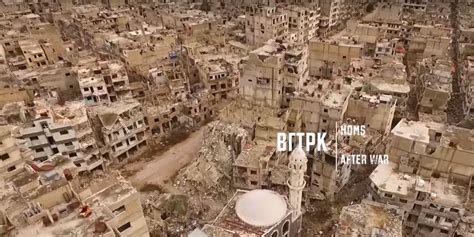 RussiaWorks Drone Footage Shows Damage To Syrian City Of Homs