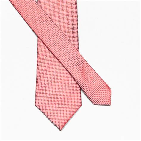 Corbata coral estructura labrada marca Colletti clásico 148945