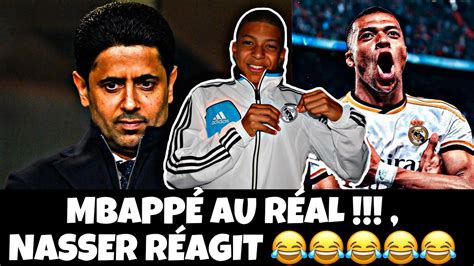 Mbapp Au R Al Nasser R Agit Mbappe Psg Realmadrid