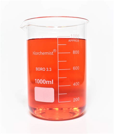 Beaker Borosilicate Glass 1000 Ml Industrial And Scientific