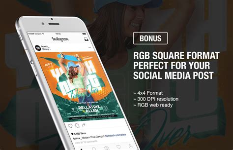 Urban Party Flyer Photoshop Template Behance Behance