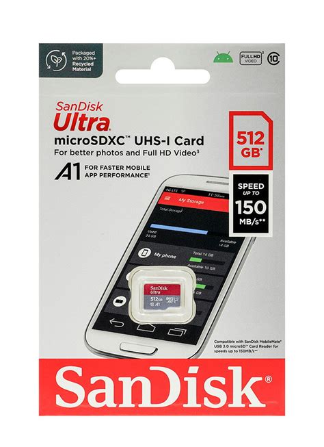 Sandisk M Sdsquac G Gn Mn Gb Microsdxc Uhs I Class R