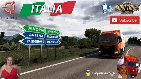 Euro Truck Simulator 2 1 47 Delivery Frosinone To Rome Italy Map