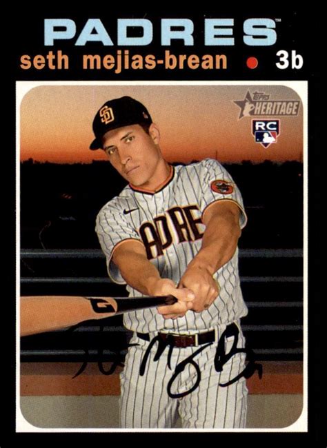 Seth Mejias Brean 2020 Topps Heritage High Number Rookie Card RC 607