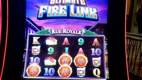 2x Fireball Bonus On Ultimate Fire Link Rue Royale Slot Machine I