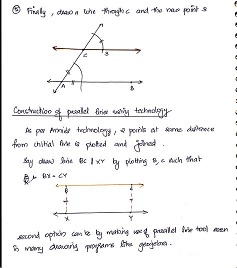 Solved Matt Uses A Compass And Straightedge To Construct Parallel Lines Course Hero