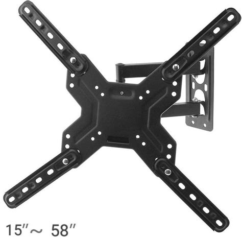 15 58 Fully Adjustable Swivel Tilt Lcd Led Triple Arm Tv Wall Mount